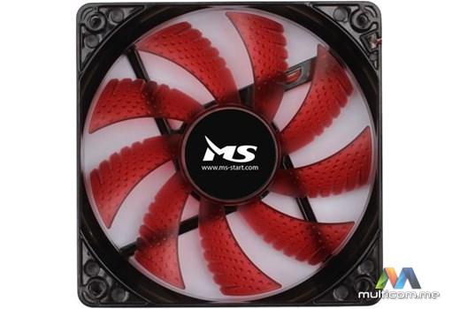 MS Industrial MS COOL 12cm LED RED Cooler