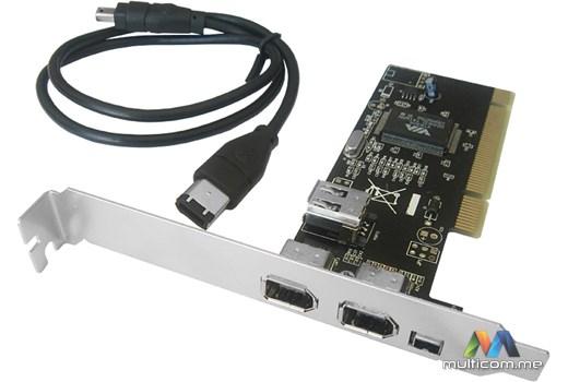 JAVTEC PCI kontroler 3xFireWire