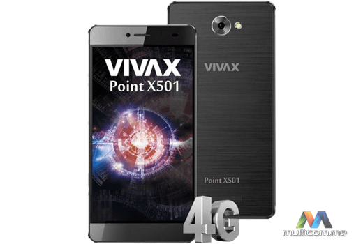Vivax Point X501 black SmartPhone telefon