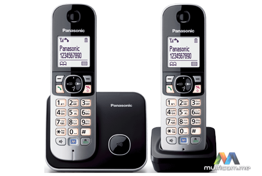 Panasonic KX-TG6812FXB Fiksni telefon