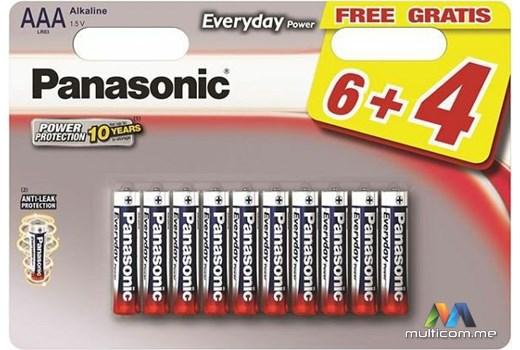 Panasonic LR03EPS/10BW 6+4F Baterija