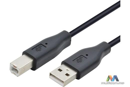 E-GREEN USB A - USB B M/M 1.8m
