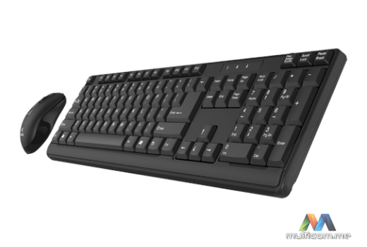 Click KM-L2-W Tastatura i mis