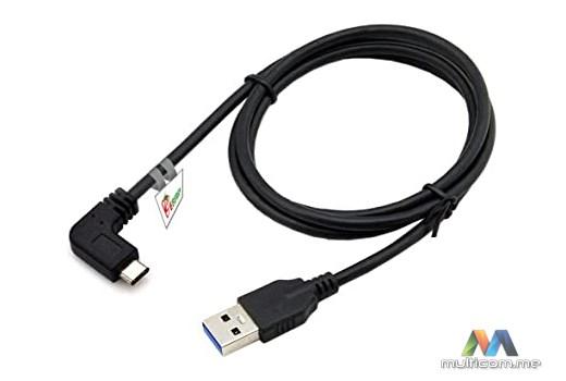 PowerLogic MicroUSB - USB (1m) Crni