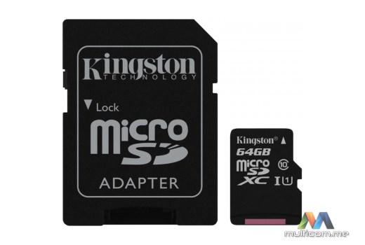 Kingston UHS-I MicroSDXC 64GB Memorijska kartica