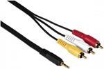 FAST ASIA  audio 3.5mm - 3xRCA