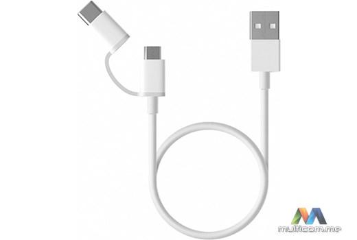 Xiaomi Mi 2-in-1 USB Cable Micro USB to Type C (30cm) 0