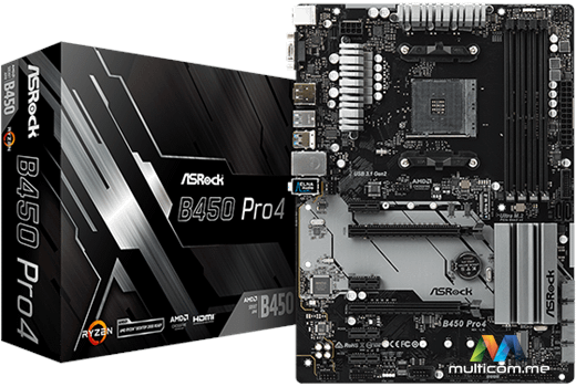 ASRock AMD MB B450 Pro4 Maticna ploca