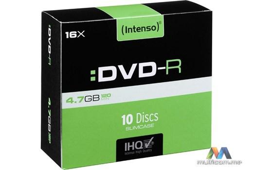 INTENSO DVD-R, 4.7GB/120  10kom Medij
