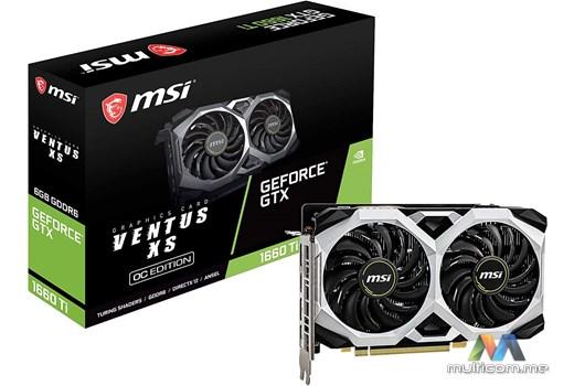 MSI GTX 1660 VENTUS XS 6G OC Graficka kartica