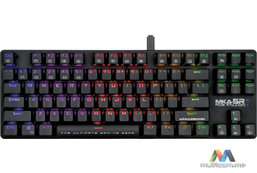 PowerLogic MKA-5R RGB FALCON Gaming tastatura