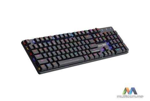 PowerLogic SMK-12R RGB KESTREL Black Gaming tastatura