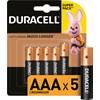 Duracell Basic AAA blister 5 