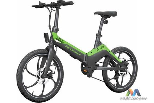 MS ENERGY e-bike i10 black / green Elektricno biciklo