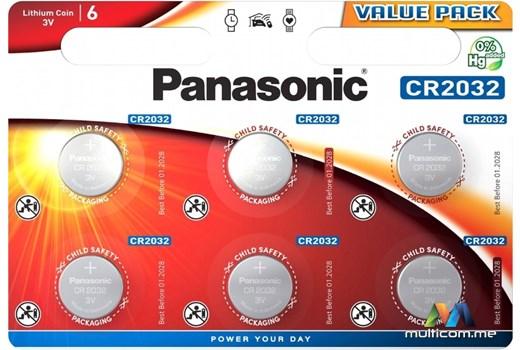 Panasonic CR-2032EL/6BP Baterija