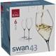 RONA SWAN 430ml 6 / 1 Čaša
