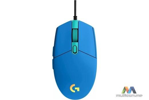 Logitech G203 LIGHTSYNC Blue Gaming mis