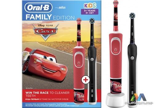 Oral B Pro1 700 Black + D100 Kids Cars