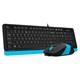 A4Tech F1010 FSTYLER (plava) Tastatura i Mis