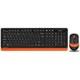 A4Tech  FG1010 FSTYLER (orange) Tastatura i Mis