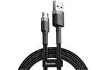 Baseus USB For Micro 1.5A 2M (Gray/Black)