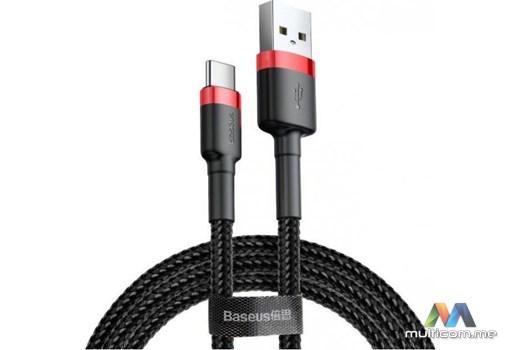 Baseus USB For Type-C 3A 1M (Red/Black)