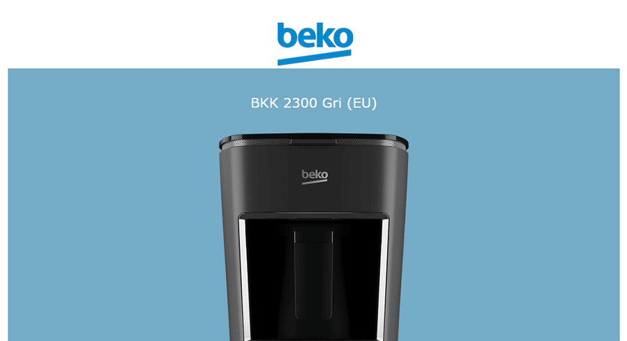 BEKO BKK 2300 W za tursku kafu