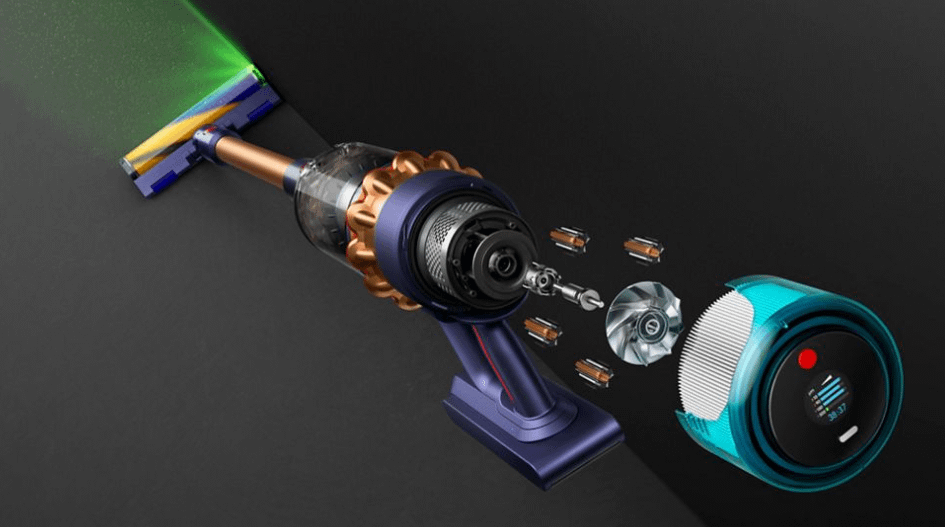 Dyson Gen5detect Absolute (Prussian Blue / Bright Copper)
