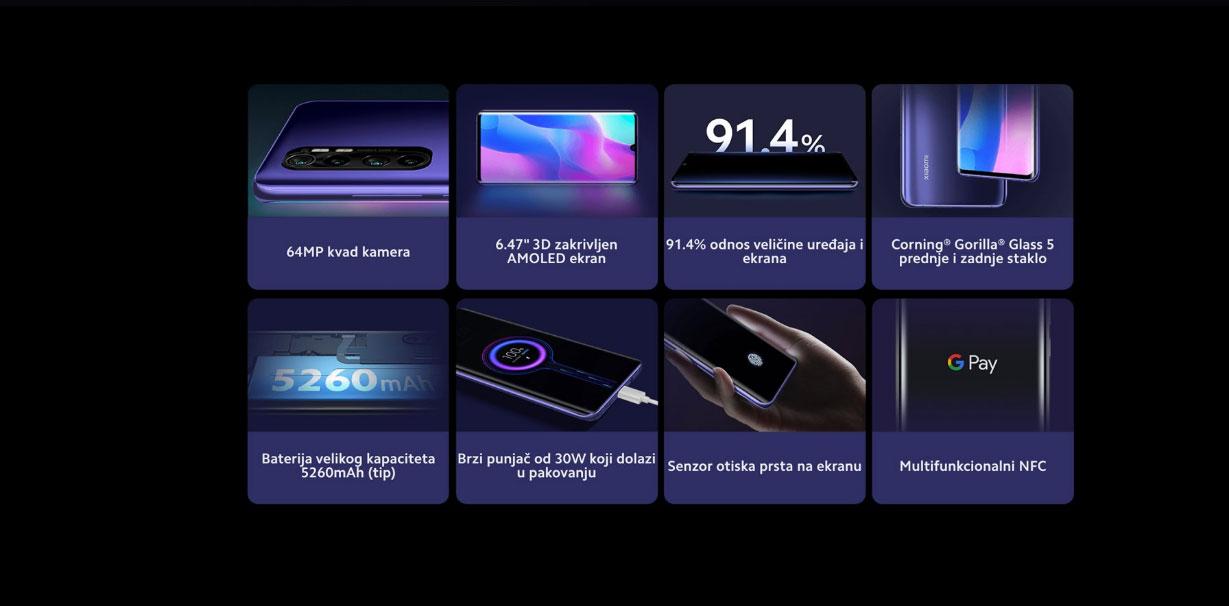 Xiaomi Mi Note 10 Lite 6GB 128GB Midnight Black