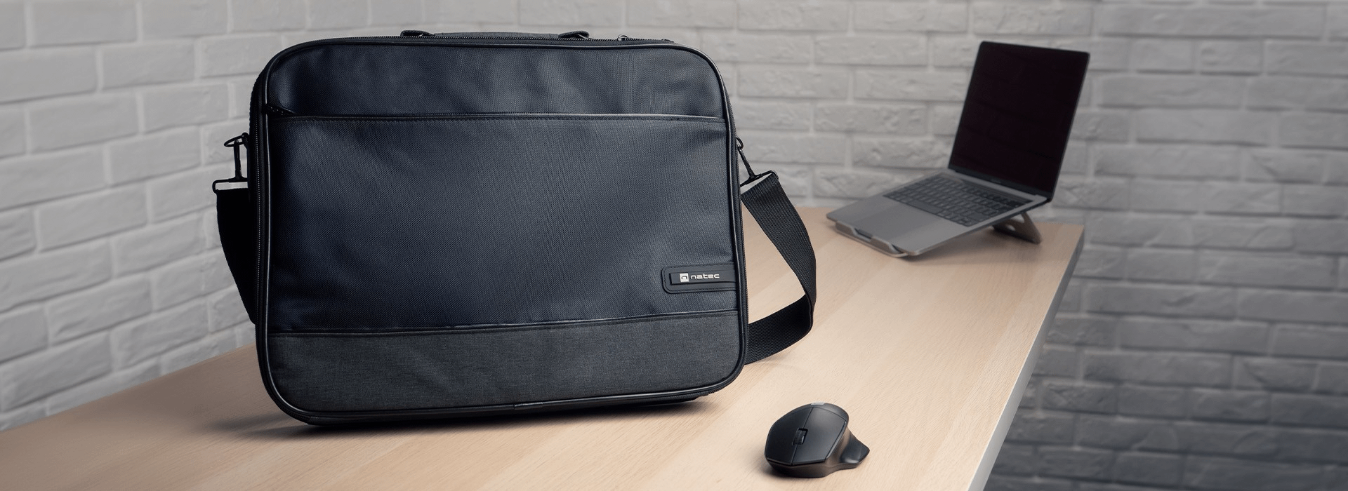 Natec IMPALA 2 17 Onyx Black torba