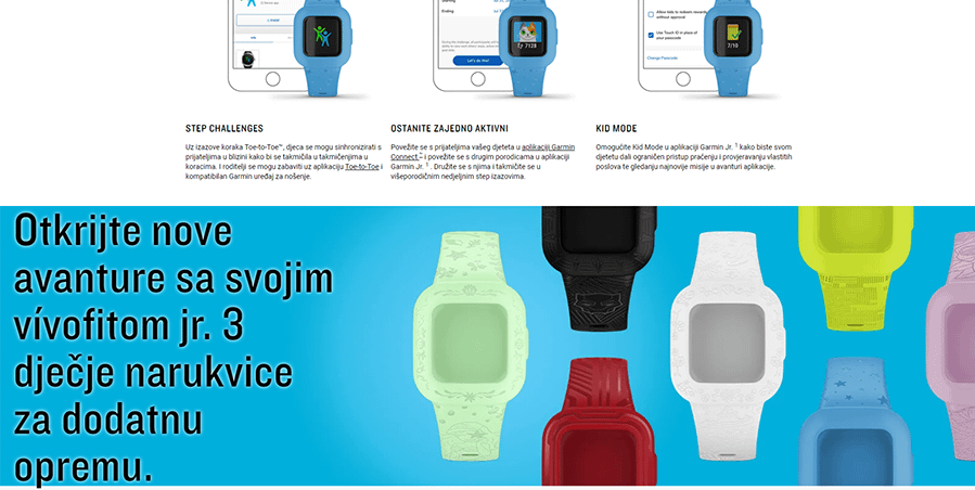 Garmin Vivofit JR3 Floral Pink - rozi