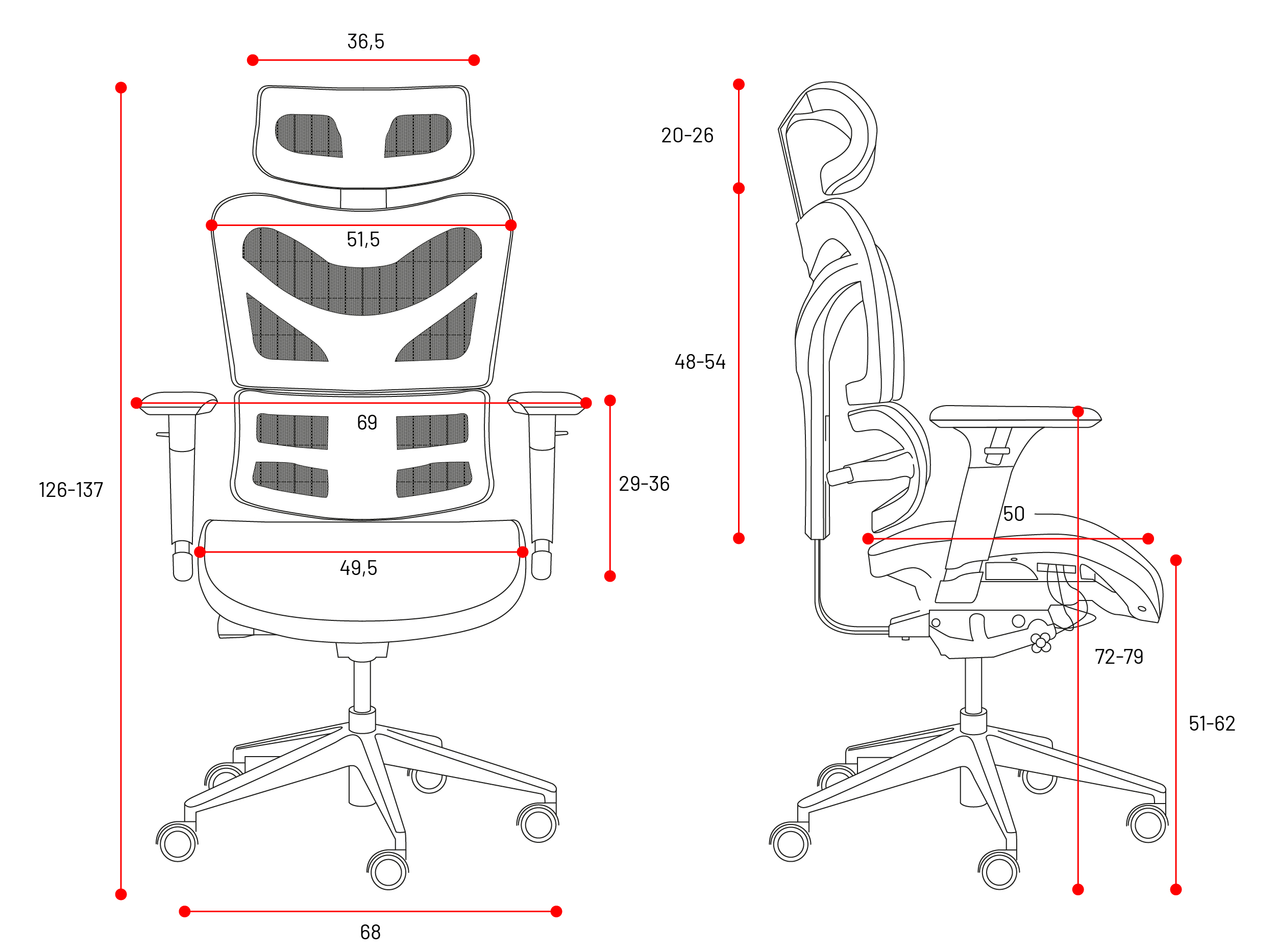 DIABLO V-COMMANDER (Black and Burgundy)