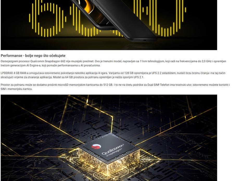 Xiaomi Poco M3 4GB 128GB Poco Yellow