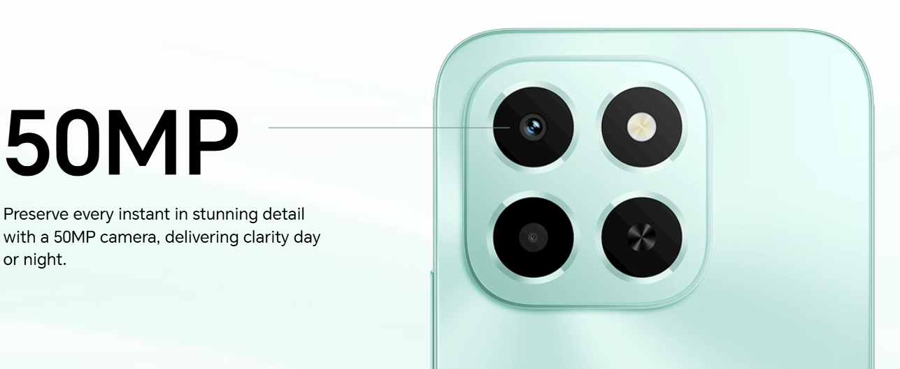 HONOR X6c 6GB 128GB Midnight Black smartphone 