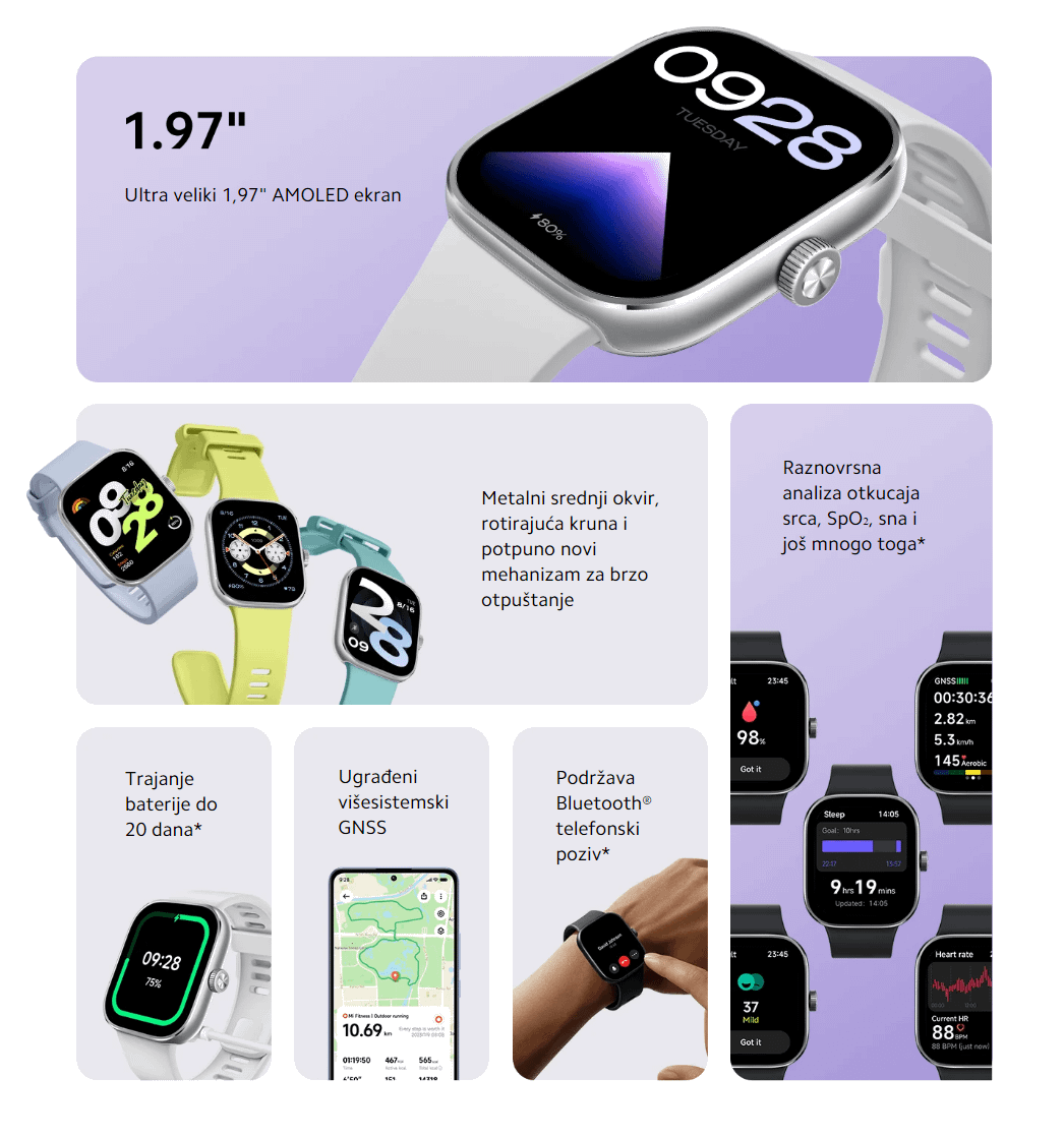 Xiaomi Redmi Watch 4 (Silver Gray)