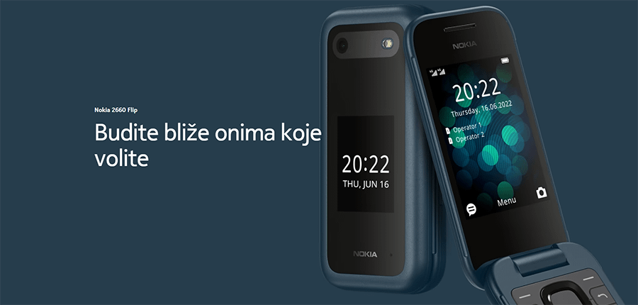 Nokia 2660 Flip 4G (Crna)