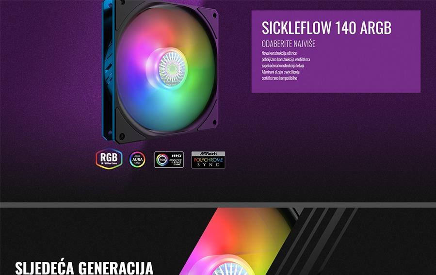 CoolerMaster Sickleflow 140 ARGB