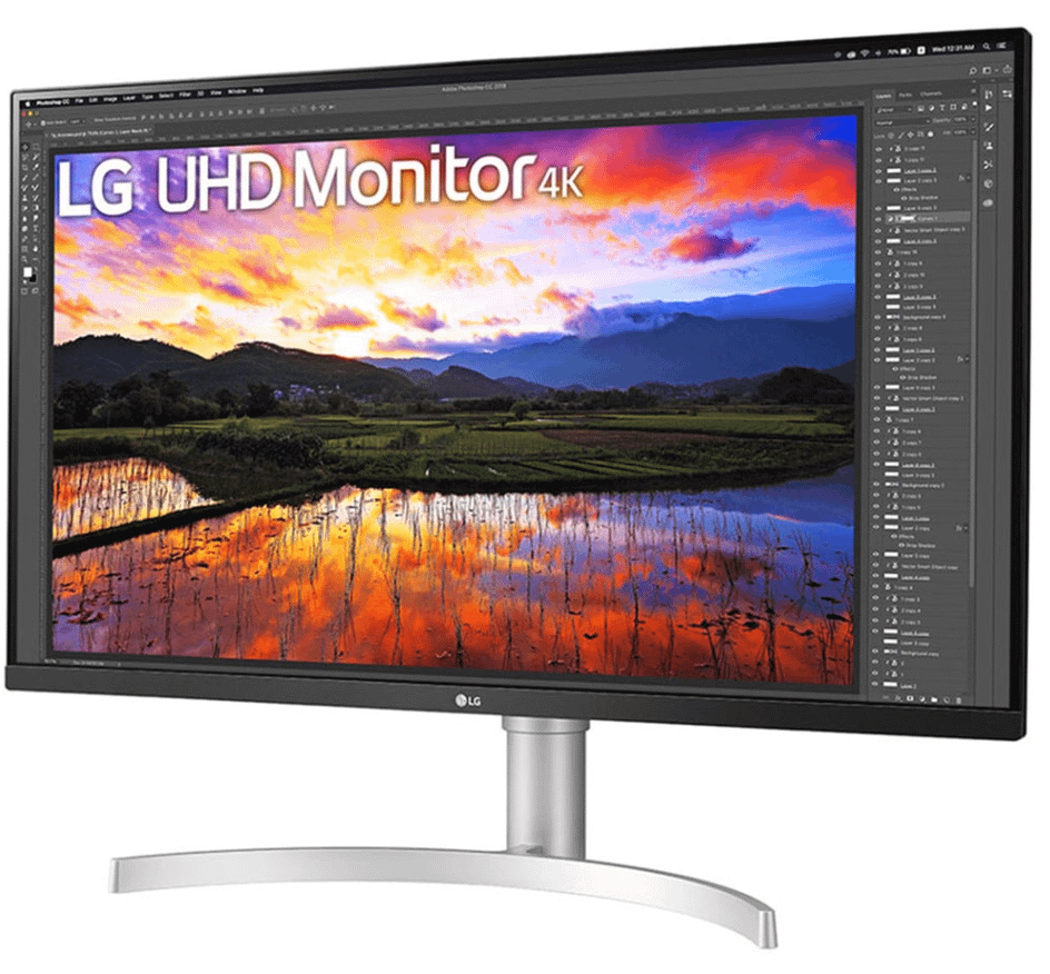 LG 32UN650K-W UltraFine IPS 4K Monitor