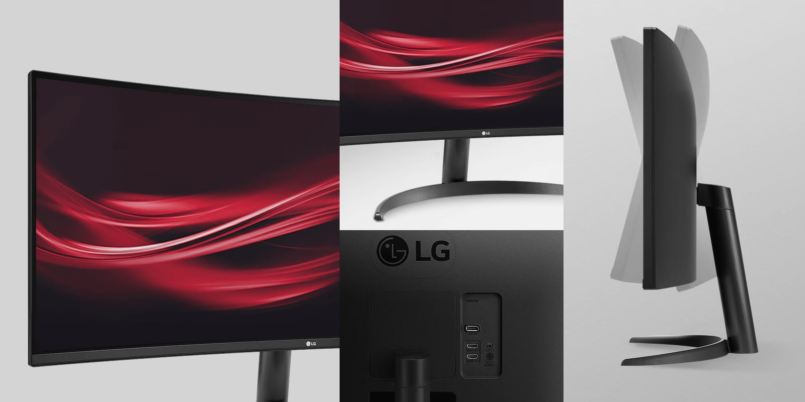 LG 34WR50QK-B Curved UltraWide QHD monitor