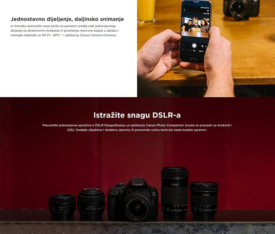 Canon EOS 2000D + EF-s