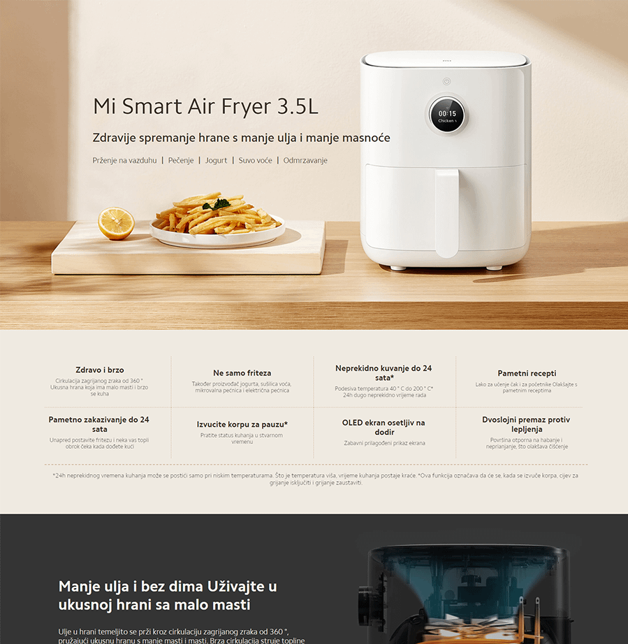 Xiaomi Mi Smart Air Fryer (3,5L)