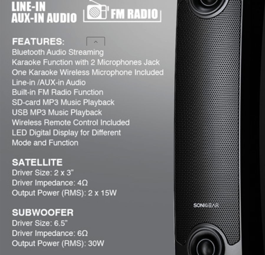 SONICGEAR EVO 9 PRO BTMI (2021)