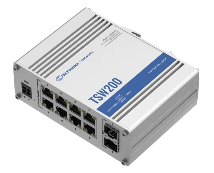 Teltonika TSW200 INDUSTRIAL POE SWITCH