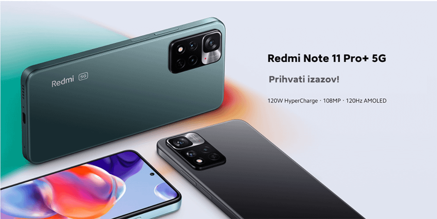 Xiaomi Redmi Note 11 PRO Plus 5G 6GB 128GB (Grey)