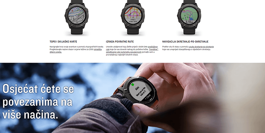 Garmin Fenix 6X Sapphire (Crno-Siva)