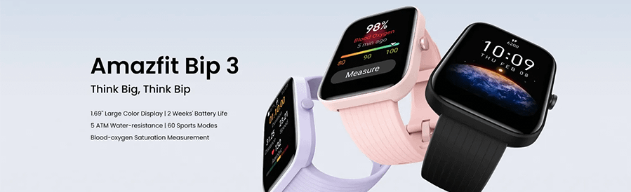 Xiaomi Amazfit Bip 3 (Pink)