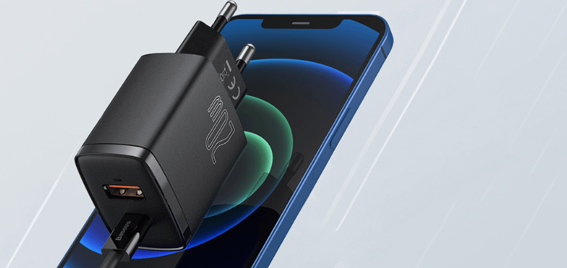 Baseus Quick Charger U+C 20W EU (Black)