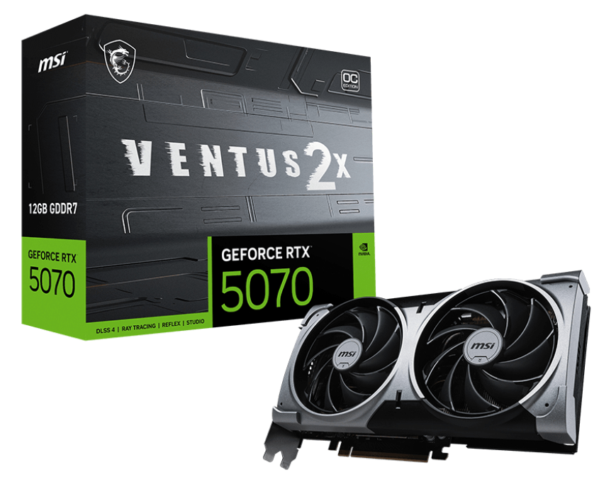 MSI RTX 5070 12G VENTUS 2X OC grafička kartica