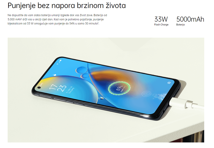 OPPO A74 4GB 128GB Prism Black