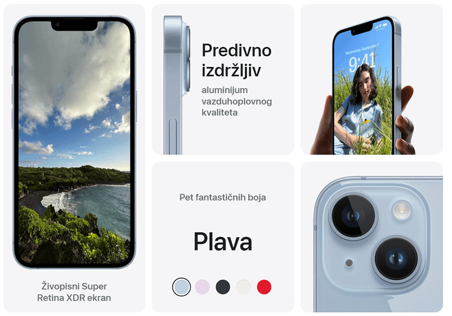 Apple iPhone 14 128GB (Red) smartphone